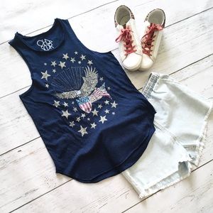 Chaser Patriotic Eagle Tank Top